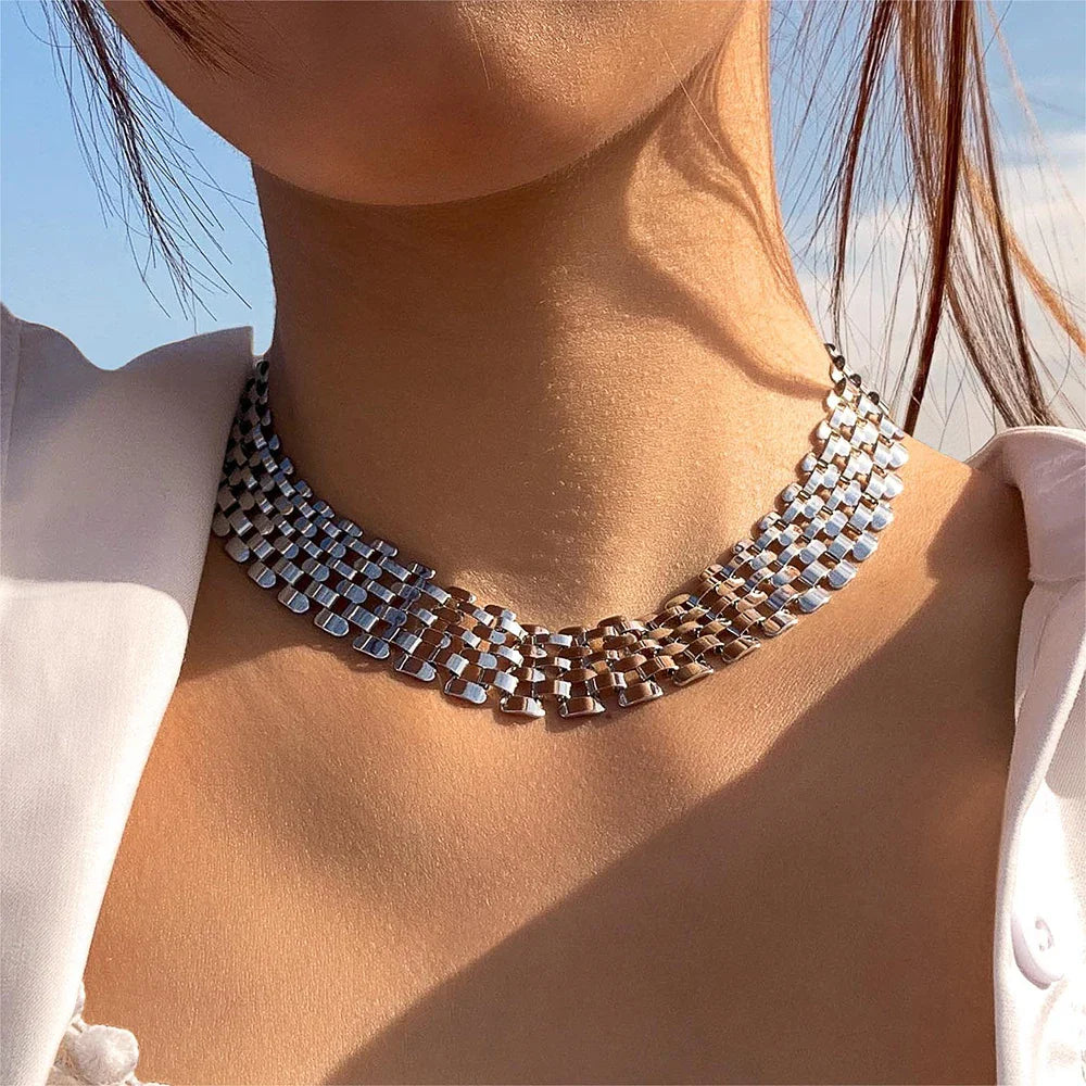 Glamoureuze draperie ketting