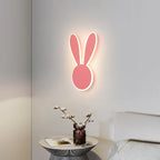 RabbitGlow - LED Wandlamp in Roze Konijnvorm voor Speelkamer