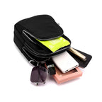 Duurzame nylon 3-laags mini-schoudertas