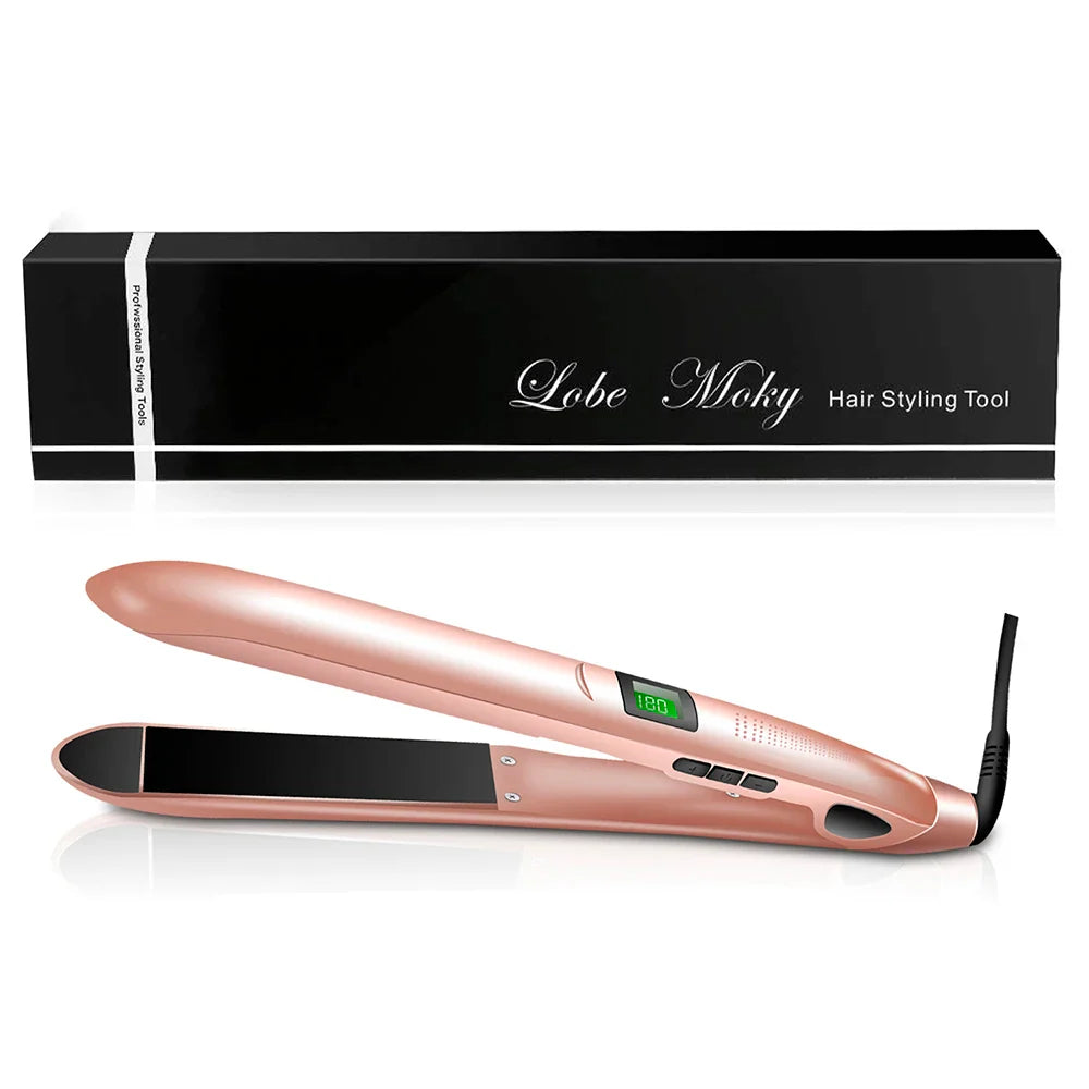 Haar Waver En Steilijzer Keramische Toermalijn LCD
