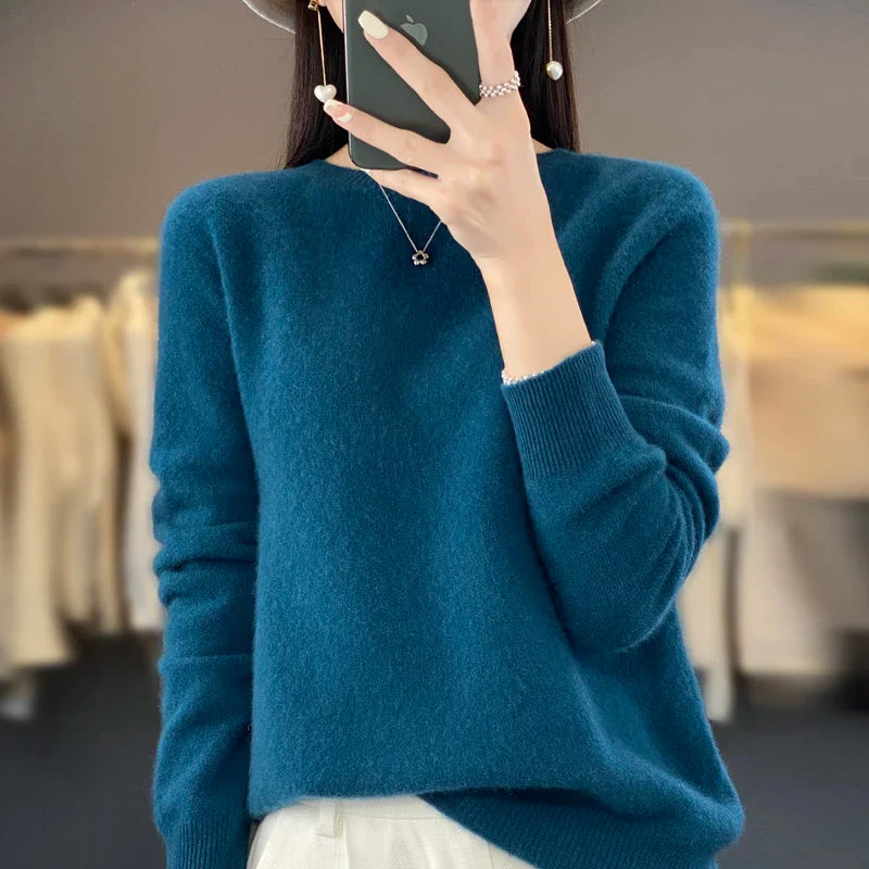 Selena: 100% Australische merino wol sweater/pullover