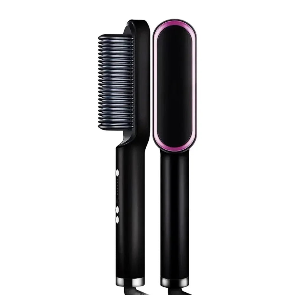 Hittekam Drie In Een Met Negatieve Ion Styling Gladde Haar