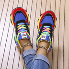 Mathilda Trainer | Casual orthopedische sneakers/schoenen in verschillende kleuren | Regenboogschoen