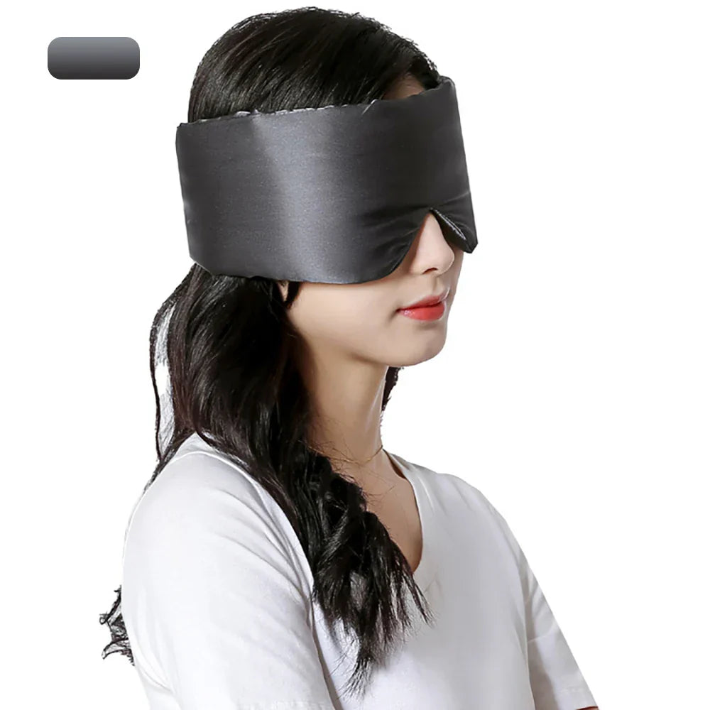 Diepe Slaap Dubbele Laag Zijde Slaapmasker