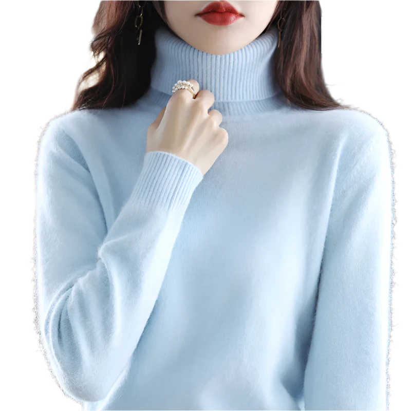 Sinead: Japanse gebreide 100% kasjmier coltrui voor vrouwen: herfst- en wintermust-have