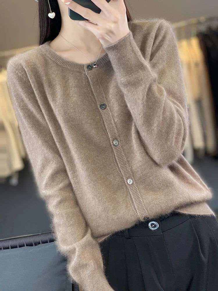 Celine: Trui/Cardigan Super Warm | Pure 100% Kasjmier Trui
