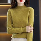 Sarah: Dames 100% Pure Wol Cashmere Trui voor de winter en herfst