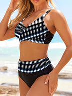 Eilyn Moderne Comfort Bikini Voor Dames Met Sportief Koord En Multikleur Ontwerp