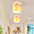 Gele Mario Vraagteken Plafondlamp voor Kinderkamer – Creatieve Plafonnière met Drie Kleurtemperaturen en E27 Fitting-2