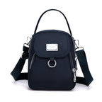 Duurzame nylon 3-laags mini-schoudertas