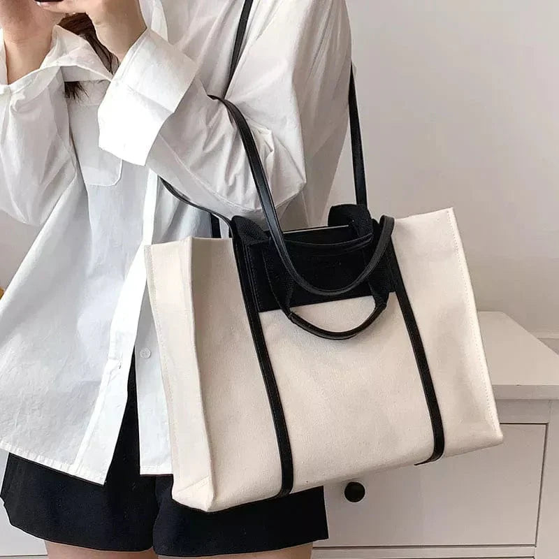 Trendy canvas tas