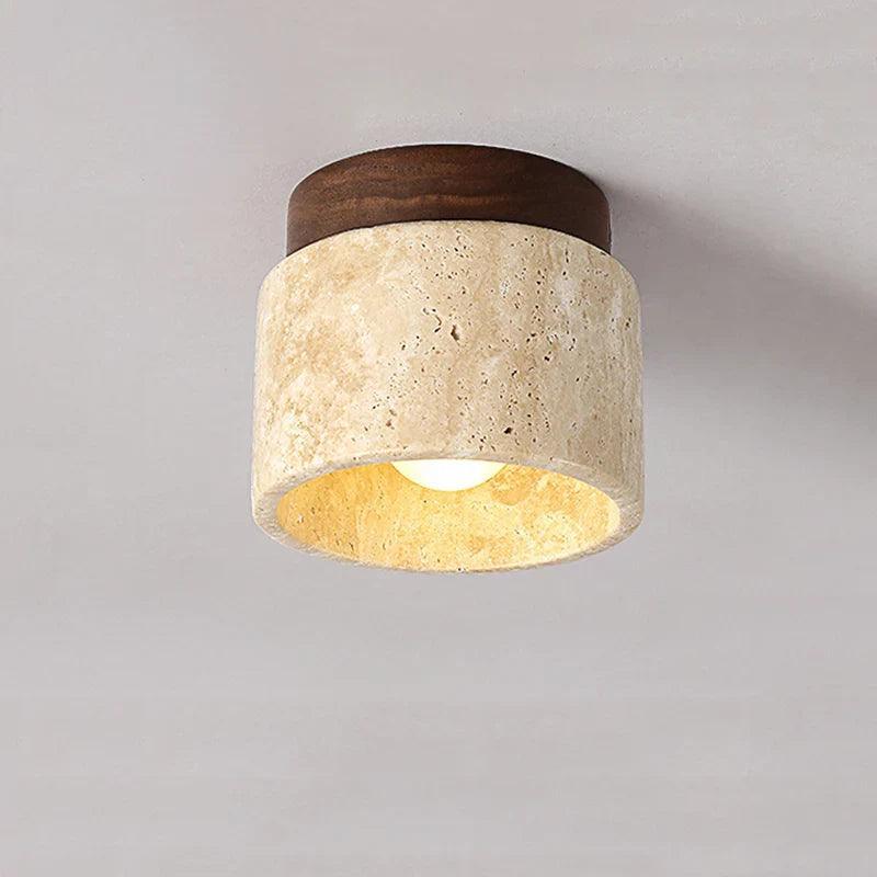 Freja - Marmer & Hout Plafondlamp