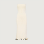 TARUXY "Sara" Gebreide Mini-jurk voor Dames - Elegante Contrastkleur Trui-jurk