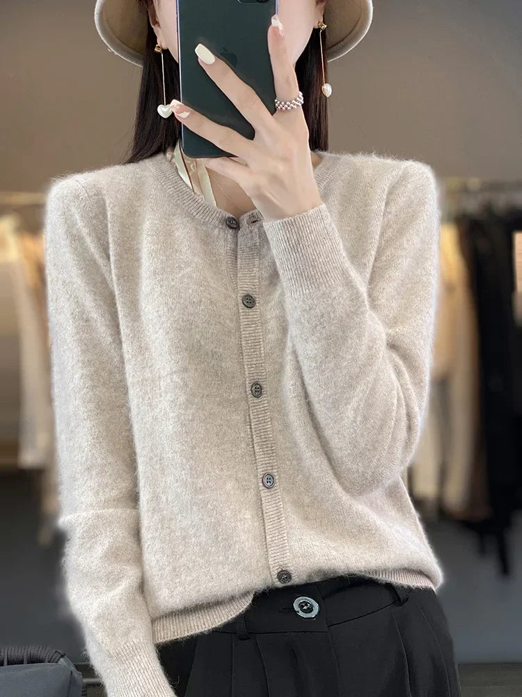 Celine: Trui/Cardigan Super Warm | Pure 100% Kasjmier Trui