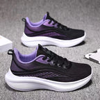 Dames Sneakers Ademend Mesh Atletisch Schokkenabsorberend Rubber 4