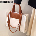 Trendy canvas tas
