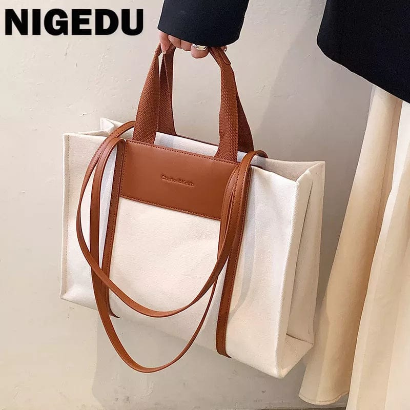 Trendy canvas tas