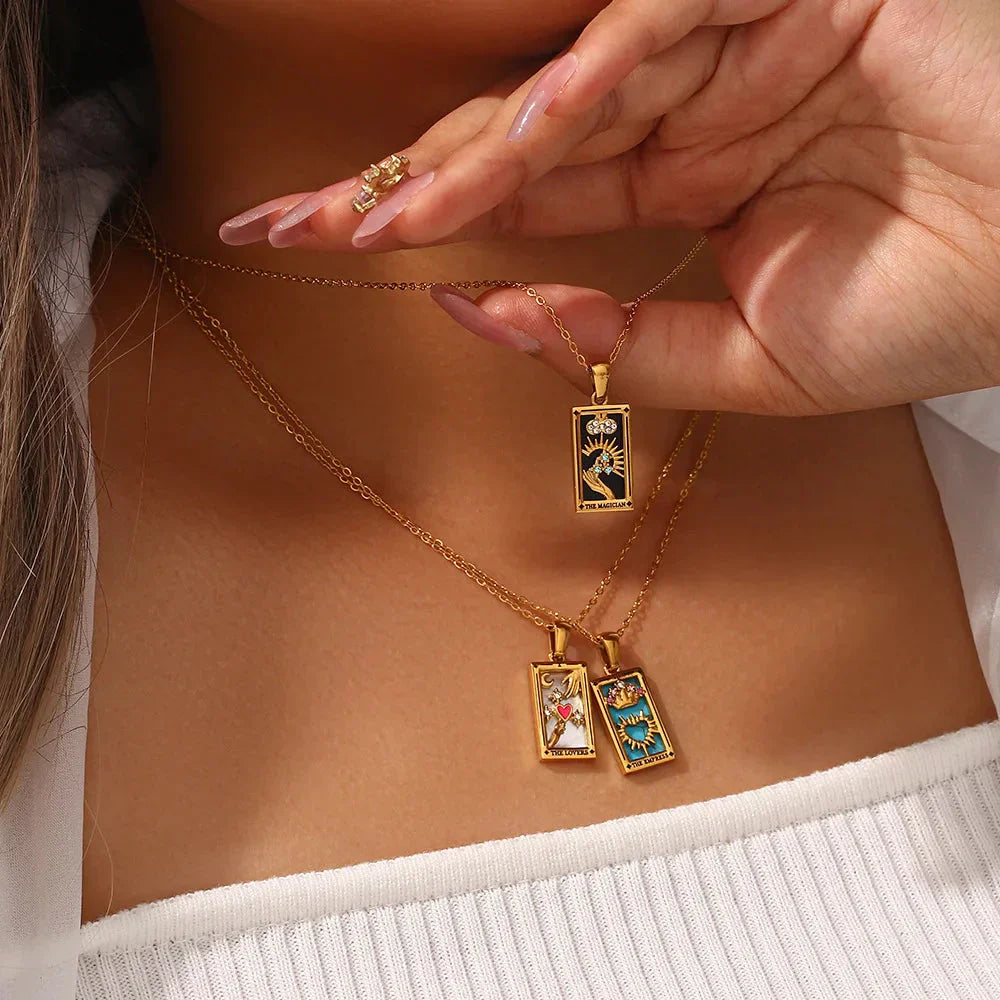 Tarotkaart ketting