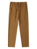 Heren Flared Broek Katoen - Relaxed Fit Pantalon voor Casual Stijl 4