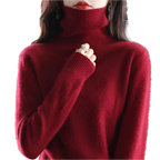 Sinead: Japanse gebreide 100% kasjmier coltrui voor vrouwen: herfst- en wintermust-have