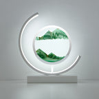 Quicksand Tafellamp Met Draaibaar Dynamisch 3D Zand En Zacht LED Licht Voor Sfeervolle Huisdecoratie En Oogbescherming