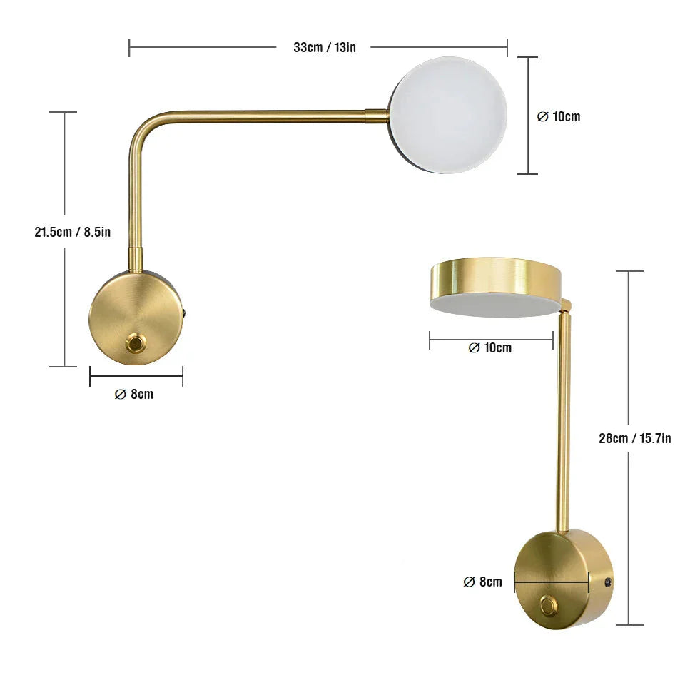 LumoraSpin - Moderne Roterende LED Lamp
