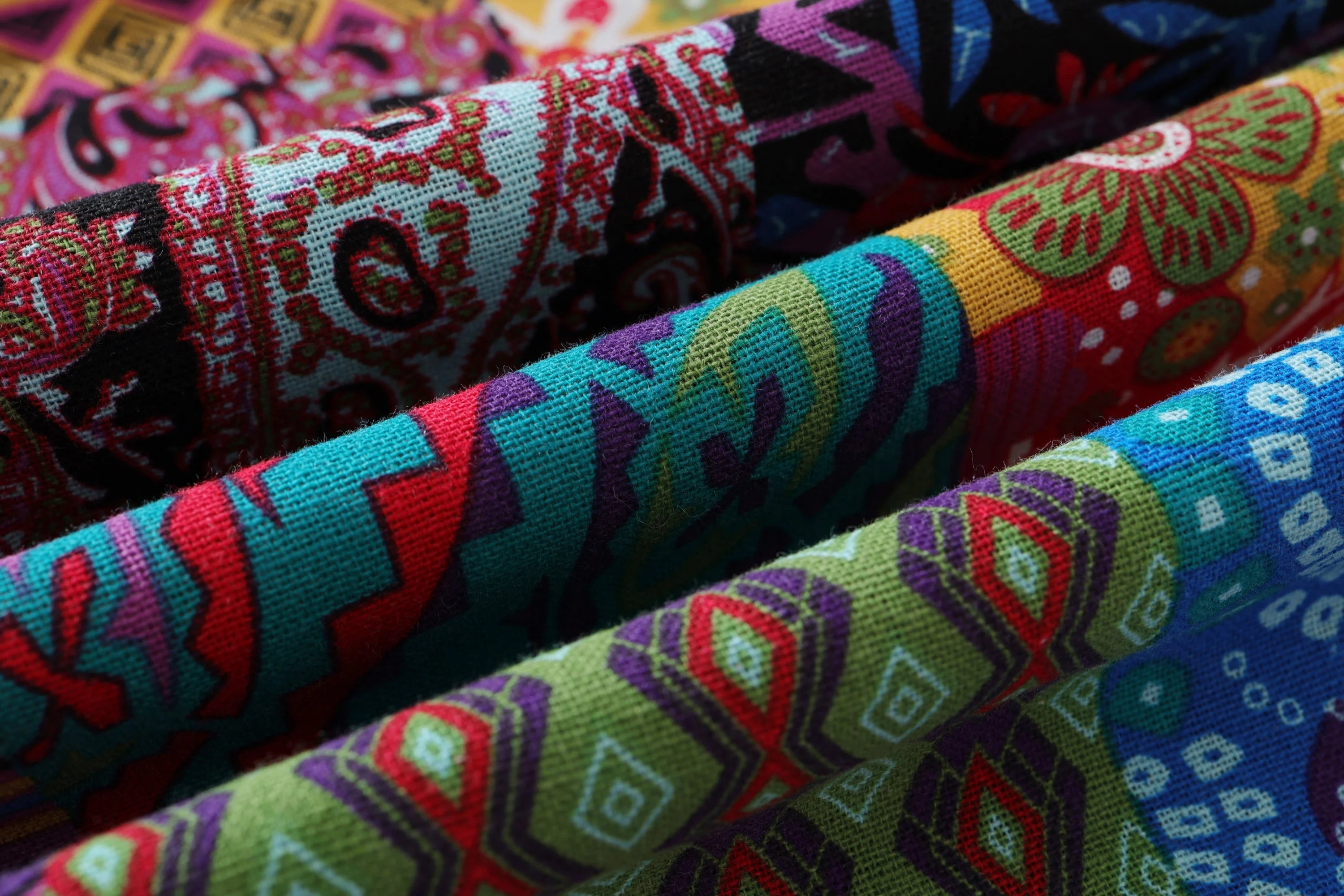Heren Broeken Katoenlinnen Met Paisleyprint 5