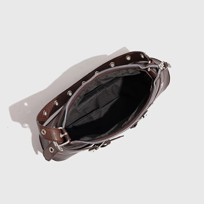 Kylie Buckle-Strap Schoudertas