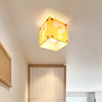 Gele Mario Vraagteken Plafondlamp voor Kinderkamer – Creatieve Plafonnière met Drie Kleurtemperaturen en E27 Fitting-4