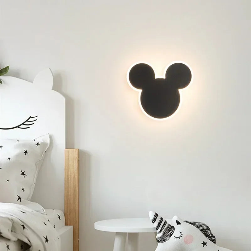 RabbitGlow - LED Wandlamp in Roze Konijnvorm voor Speelkamer