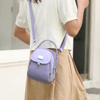 Duurzame nylon 3-laags mini-schoudertas
