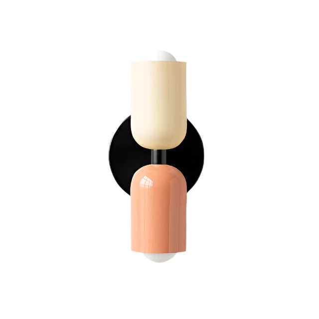 GlowDuo - Dubbele LED Wandlampen Crème Elegantie