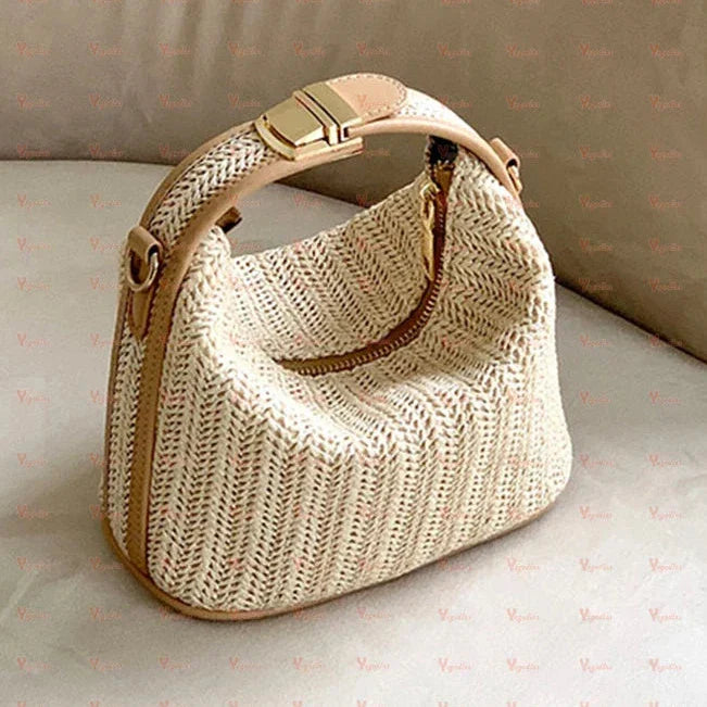 Trendy geweven emmertas - Summer Seaside Essential