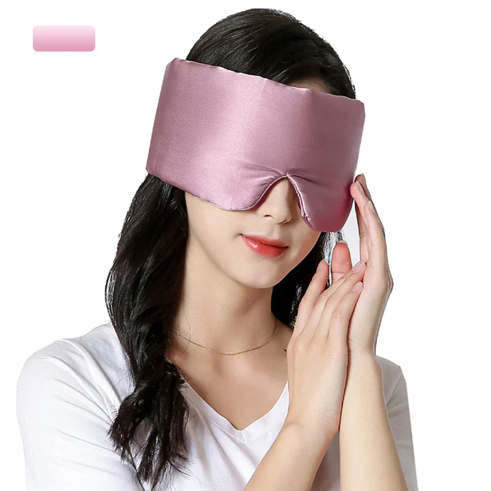 Diepe Slaap Dubbele Laag Zijde Slaapmasker