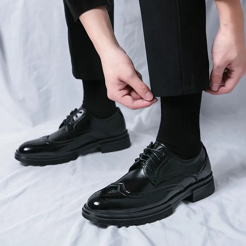 Heren Formele Schoenen Comfortabele Pasvorm Duurzaam Leer