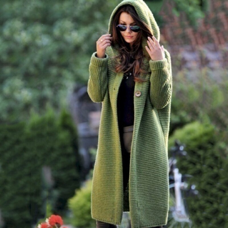 Cardigan Met Kapuze Katoen En Polyester Comfortabel