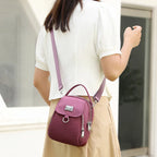 Duurzame nylon 3-laags mini-schoudertas