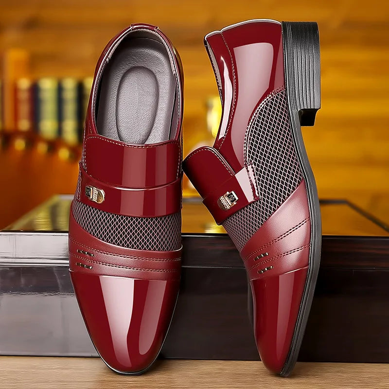 Elegante Formele Heren Loafers Hoogwaardig Comfort Materiaal