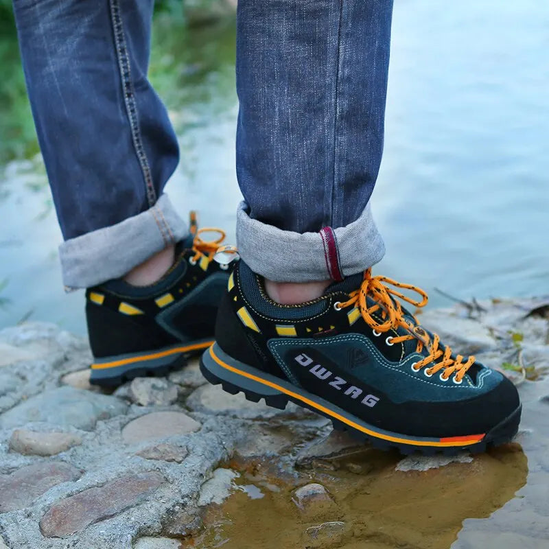 Heren Wandelschoenen Waterdicht Leer voor Avontuurlijke Buitenactiviteiten 5