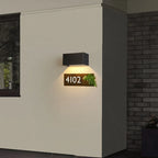 Moderne Waterdichte Wandlamp Zwart voor Binnen en Buiten - LED Muurlamp met Instelbare Kleurtemperatuur 12W/24W-3