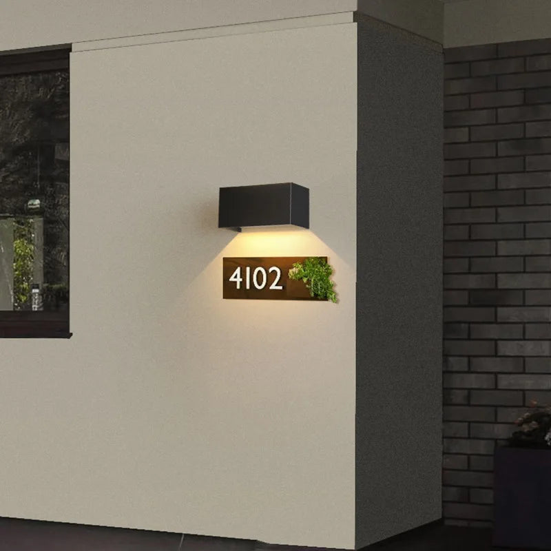 Moderne Waterdichte Wandlamp Zwart voor Binnen en Buiten - LED Muurlamp met Instelbare Kleurtemperatuur 12W/24W-3