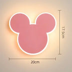 RabbitGlow - LED Wandlamp in Roze Konijnvorm voor Speelkamer
