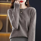 Maren: 100% pure wollen cashmere trui voor de winter en herfst
