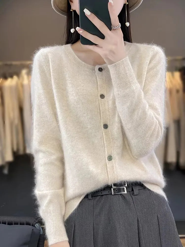 Celine: Trui/Cardigan Super Warm | Pure 100% Kasjmier Trui
