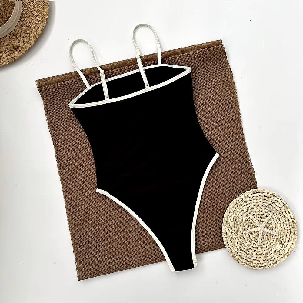 Bandeau Badpak Voor Dames Met Verstelbare Bandjes In Trendy Ontwerp Voor Strand En Zwembad