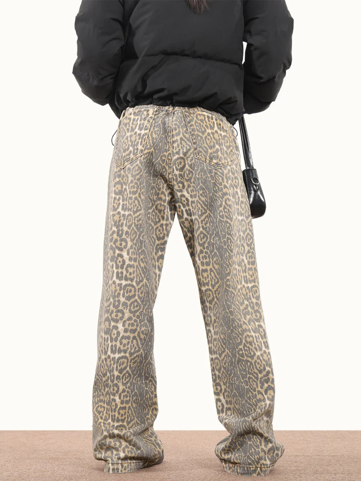 Vintage Century Luipaardprint Jeans