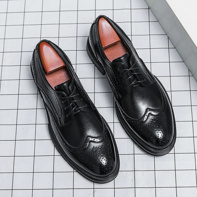 Heren Formele Schoenen Comfortabele Pasvorm Duurzaam Leer