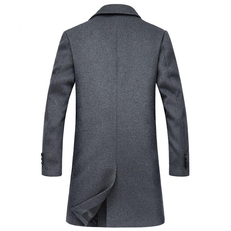 Jas Dubbelzijdig Heren Formeel Casual Warm Comfortabel