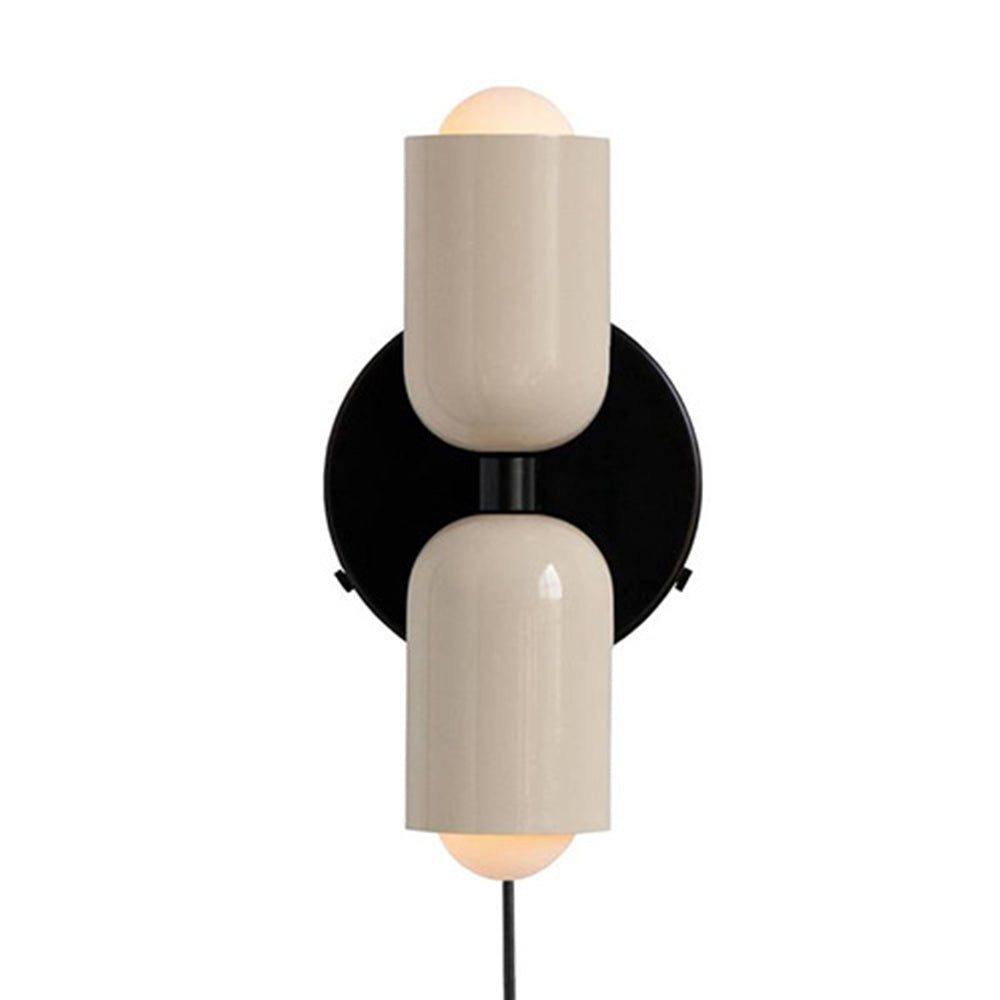 Moderne Korte Dubbele Hoofd Wandlamp voor Homestay met Verstelbare Koppen en Minimalistisch Design