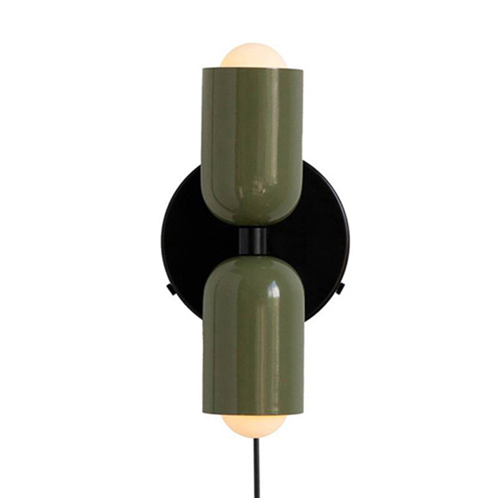 Moderne Korte Dubbele Hoofd Wandlamp voor Homestay met Verstelbare Koppen en Minimalistisch Design
